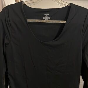 nuuds Black Bodysuit